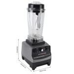 Powerful 2L Food Blender 1800W Self-Cleaning, 8 Blades, 23cm